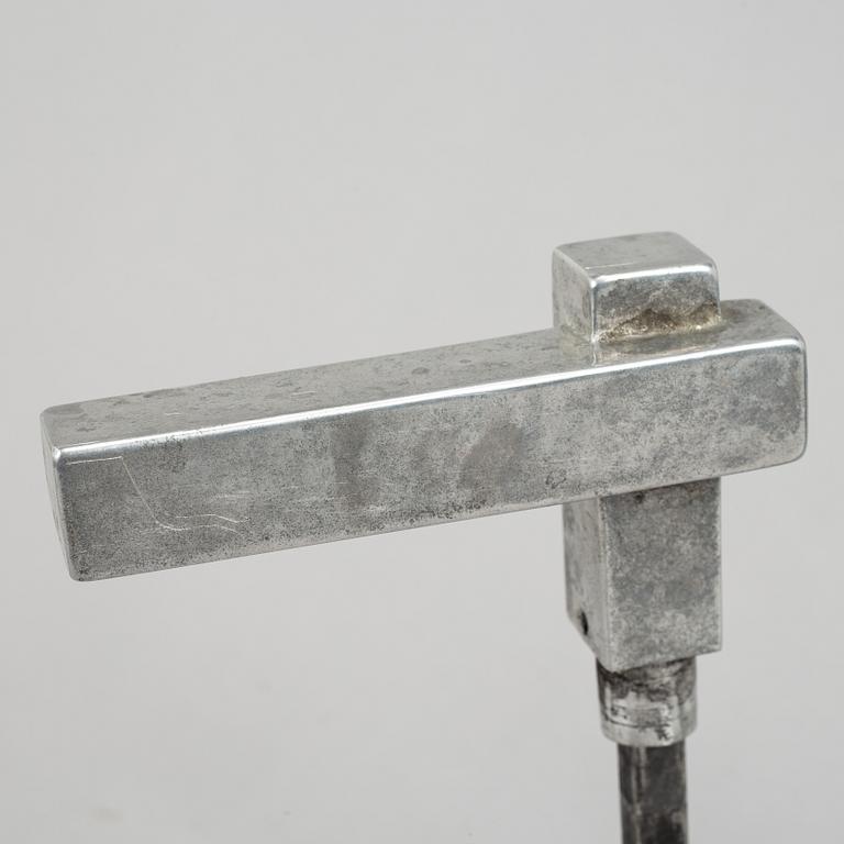 Three pairs of chrome door handles, 1930's.