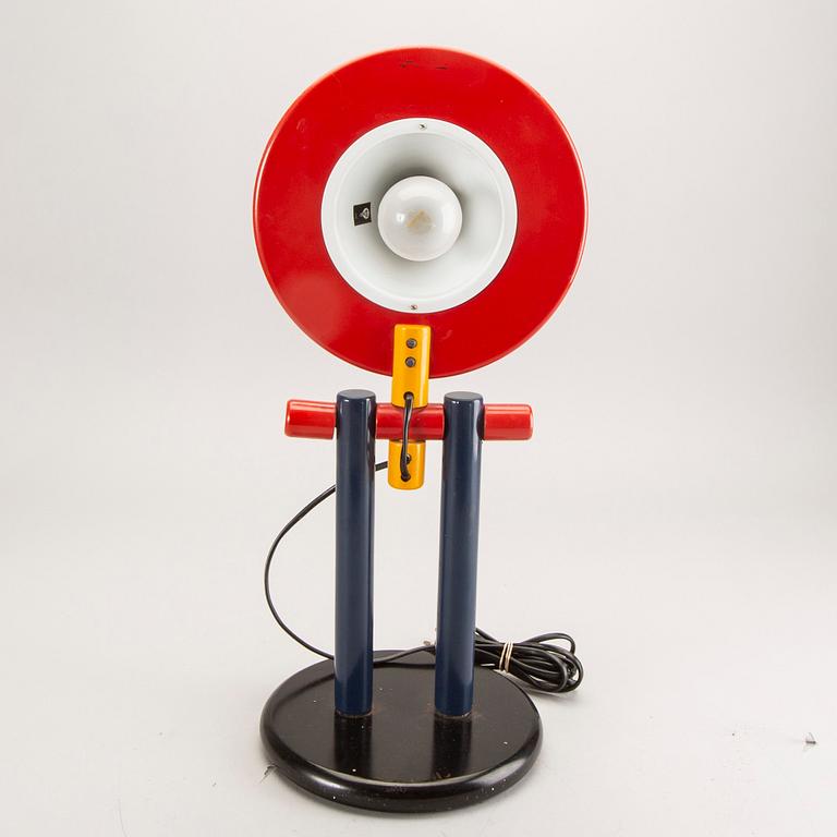 Eduardo Albors Gisbert, a Colorin Clorado wooden table lamp for Lamsar Spain 1980s.