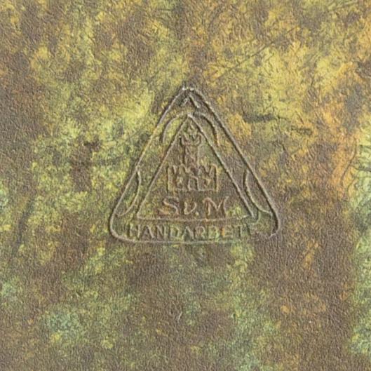 Vas Art Deco Svenska Metallverken 1900-talets mitt.