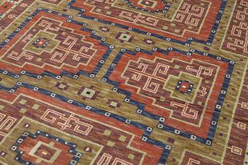 Märta Måås-Fjetterström, a carpet, 'Storkorset' ('Åhléns matta'), knotted pile, c. 380 x 323 cm, signed MMF.