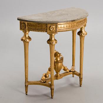 A GUSTAVIAN CONSOLE TABLE, late 18th century.