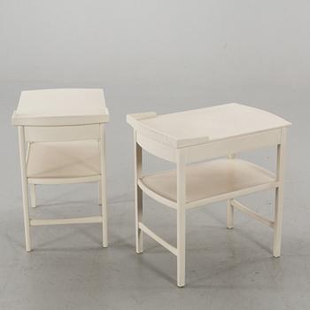 CARL MALMSTEN, sängbord, ett par, "Birgitta", Åfors Möbelfabrik.