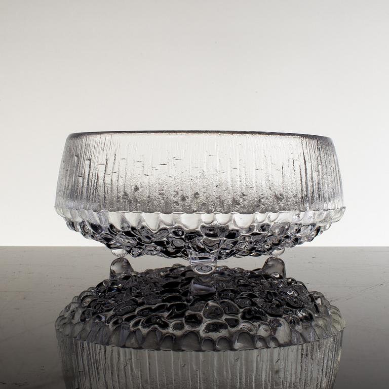 10 glass bowls "Ultima Thule" by Tapio Wirkkala, Iittala.