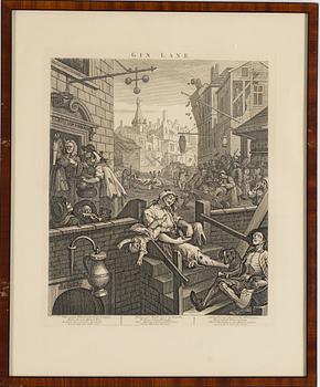 WILLIAM HOGARTH, engravings, 6, later, 20th century.