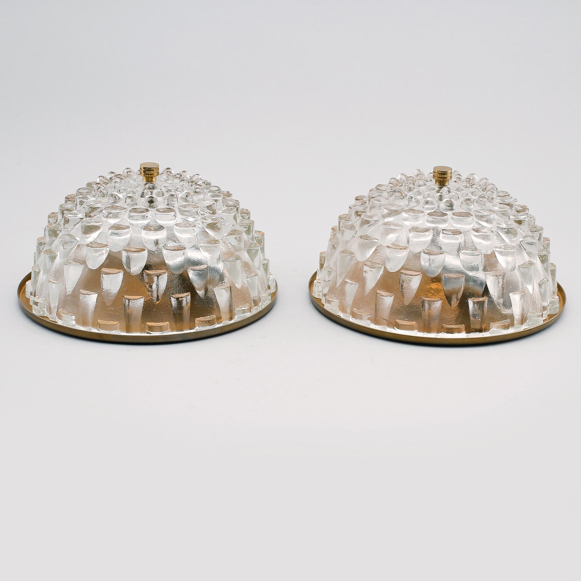 TAKPLAFONDER, 2 st, Tyringe Konsthantverk, 1900-talets andra hälft.