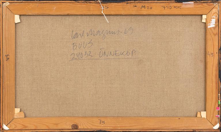 CARL MAGNUS, oil on canvas signed and dated 69.