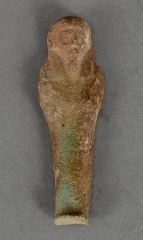 USHEBTI, 2 st, fajans, Egypten, sentid 664-331 f Kr.