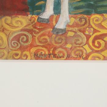 MÅRTEN ANDERSSON, Gouache, signerad och daterad 1960.