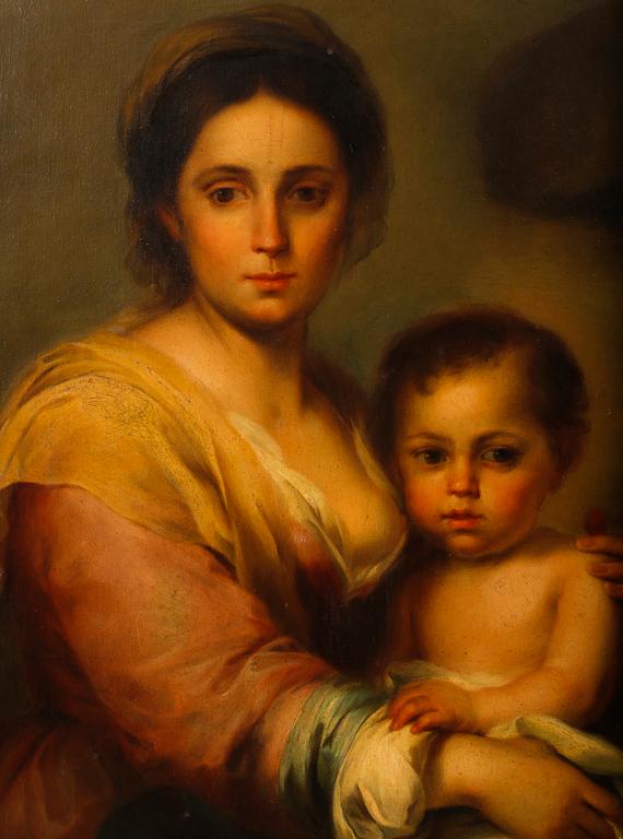 Unknown artist, oil on canvas, 19th century.