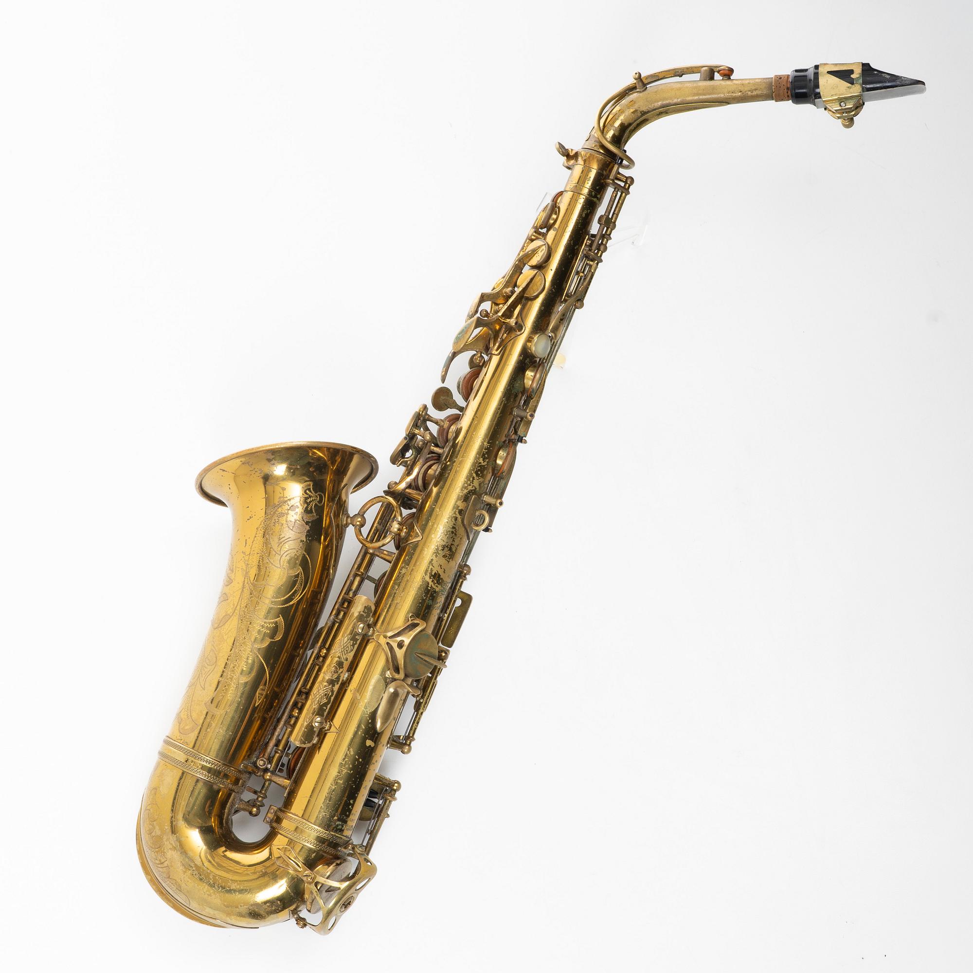 Henri Selmer Paris, altsaxofon, "Super Balanced Action", 1950, Frankrike.