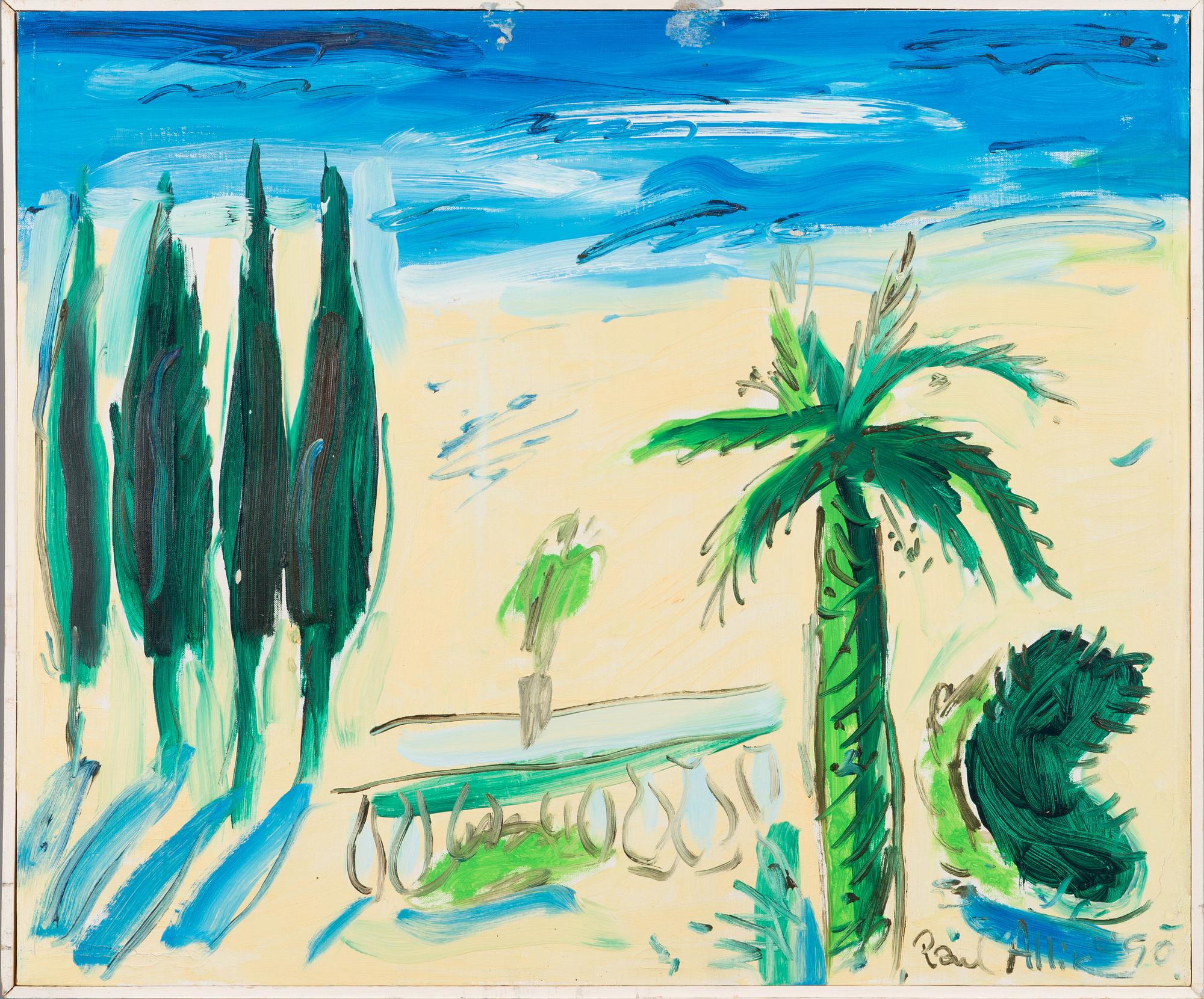 Paul Allik, oil on canvas, signed and dated -90.