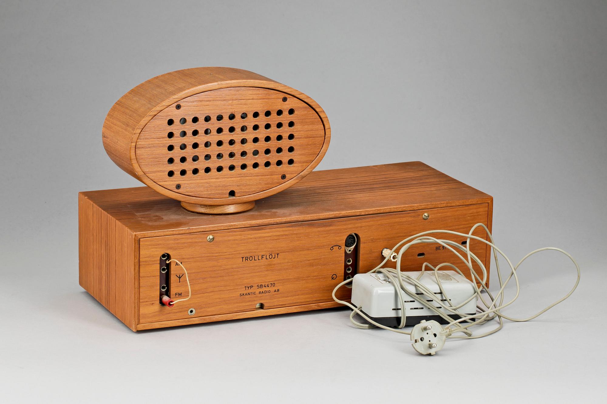 MUSIKANLÄGGNING, Skantic (Skandinaviska Radio AB, Stockholm), teak, 1900-talets mitt.