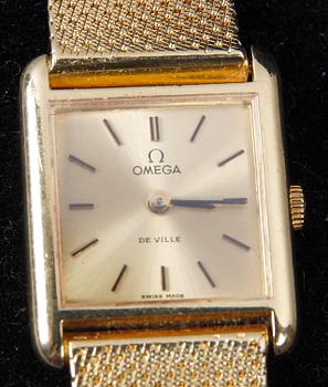 DAMARMBANDSUR, guld, Omega, de Ville. Tot 45 g.