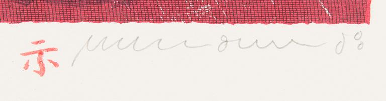 Portfolio of prints, 'Mannerheim', a set of five lithographs, signed and dated 2008, numbered 72/100.