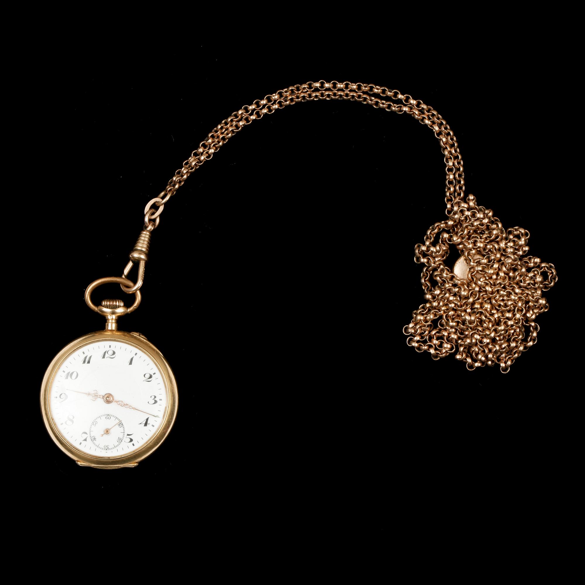 FICKUR, momorsur, 18k guld. Vikt ca 29g.