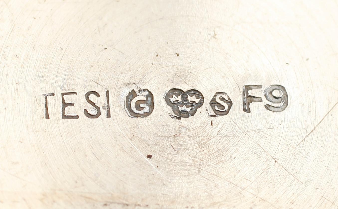 SILVERFÖREMÅL, 11 st, svenska stämplar. Vikt ca 392 g.