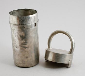 GLASSBEHÅLLARE, tenn, svensk, 1800-talets första hälft.