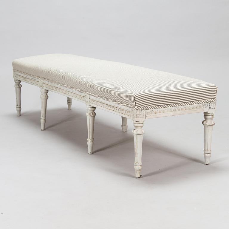 A Swedish late Gustavian bench from around 1800.