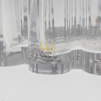 GÖRAN WÄRFF, SKÅL, glas, Kosta, 1960-/ 70-tal.
