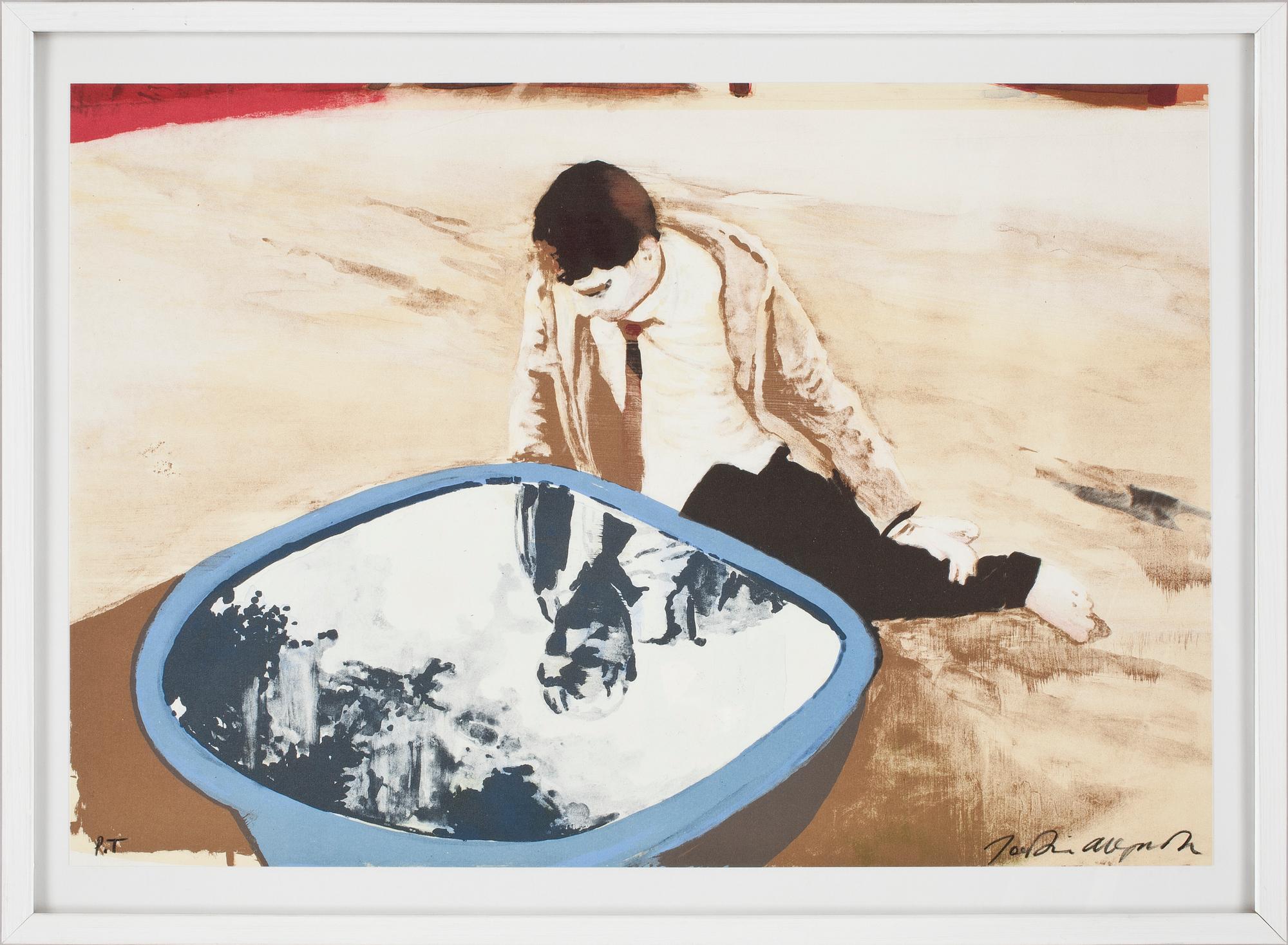 JOAKIM ALLGULANDER, "Mirror" provtryck, sign.