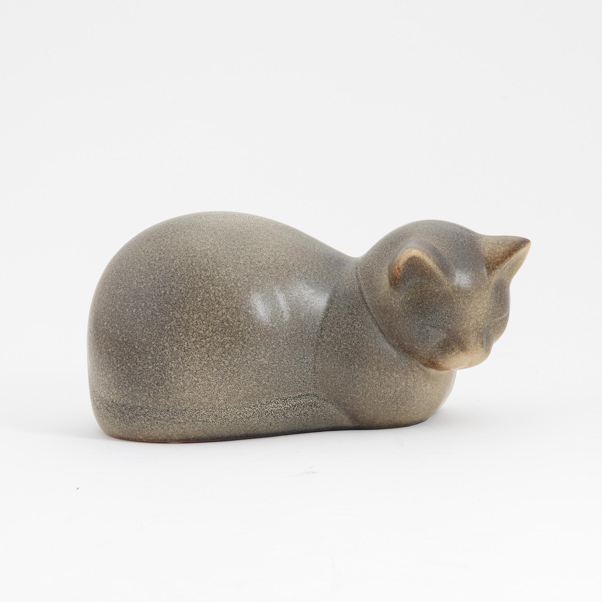 Lisa Larson, skulptur, stengods, "Moses", K-Studion, signerad.