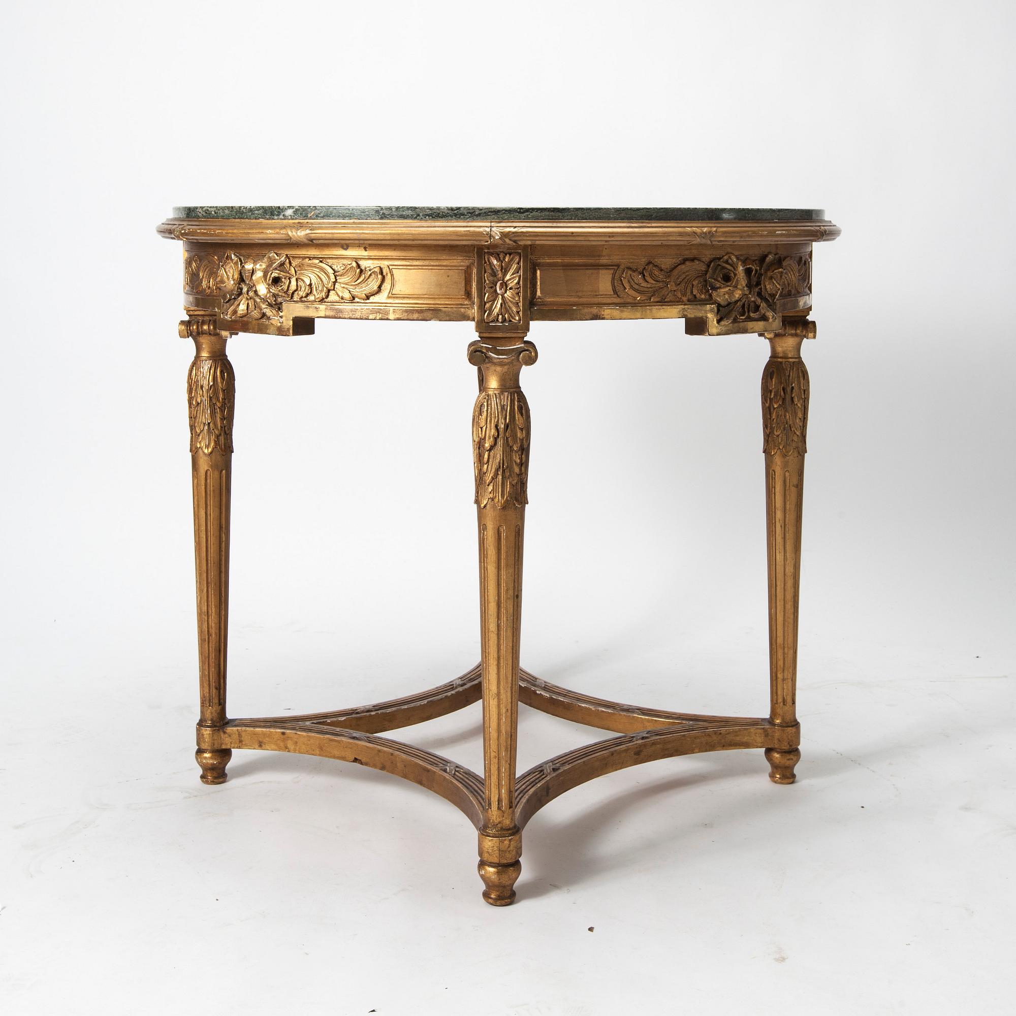 SOFFMÖBLEMANG, 5 delar, Louis XVI-stil, 1900-talets början.