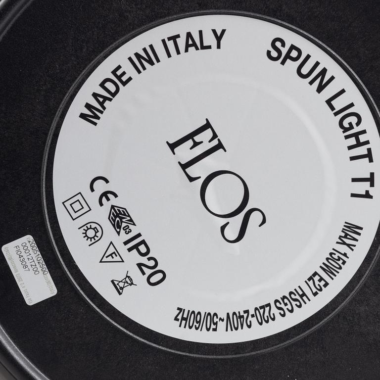 Sebastian Wrong, a table lamp, "Spun Light T1", Flos, Italy, 21st century.