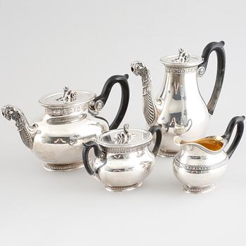 A silver coffee set by JMJ in Gothenburg.