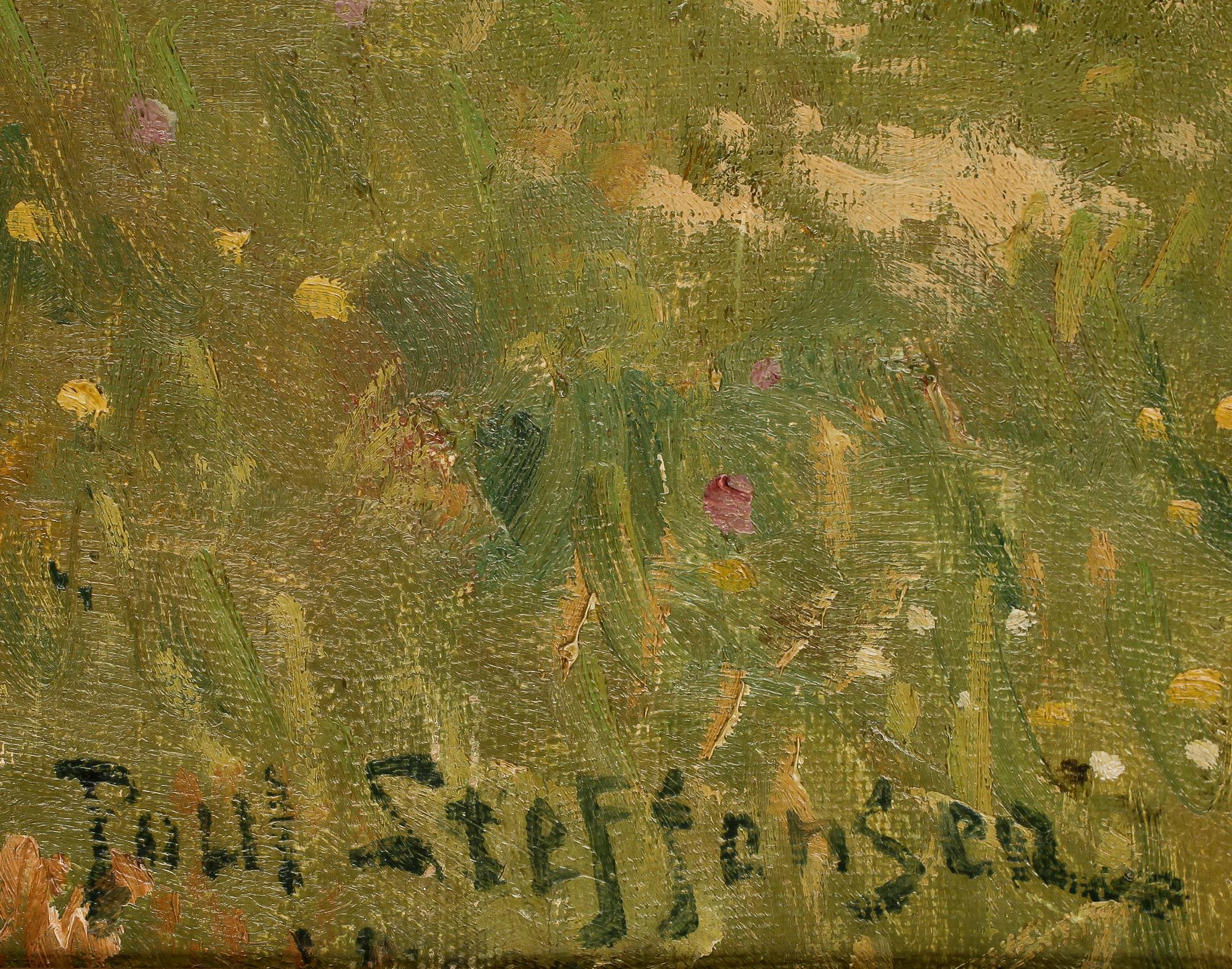 POUL STEFFENSEN, olja på duk, signerad och daterad 1920.