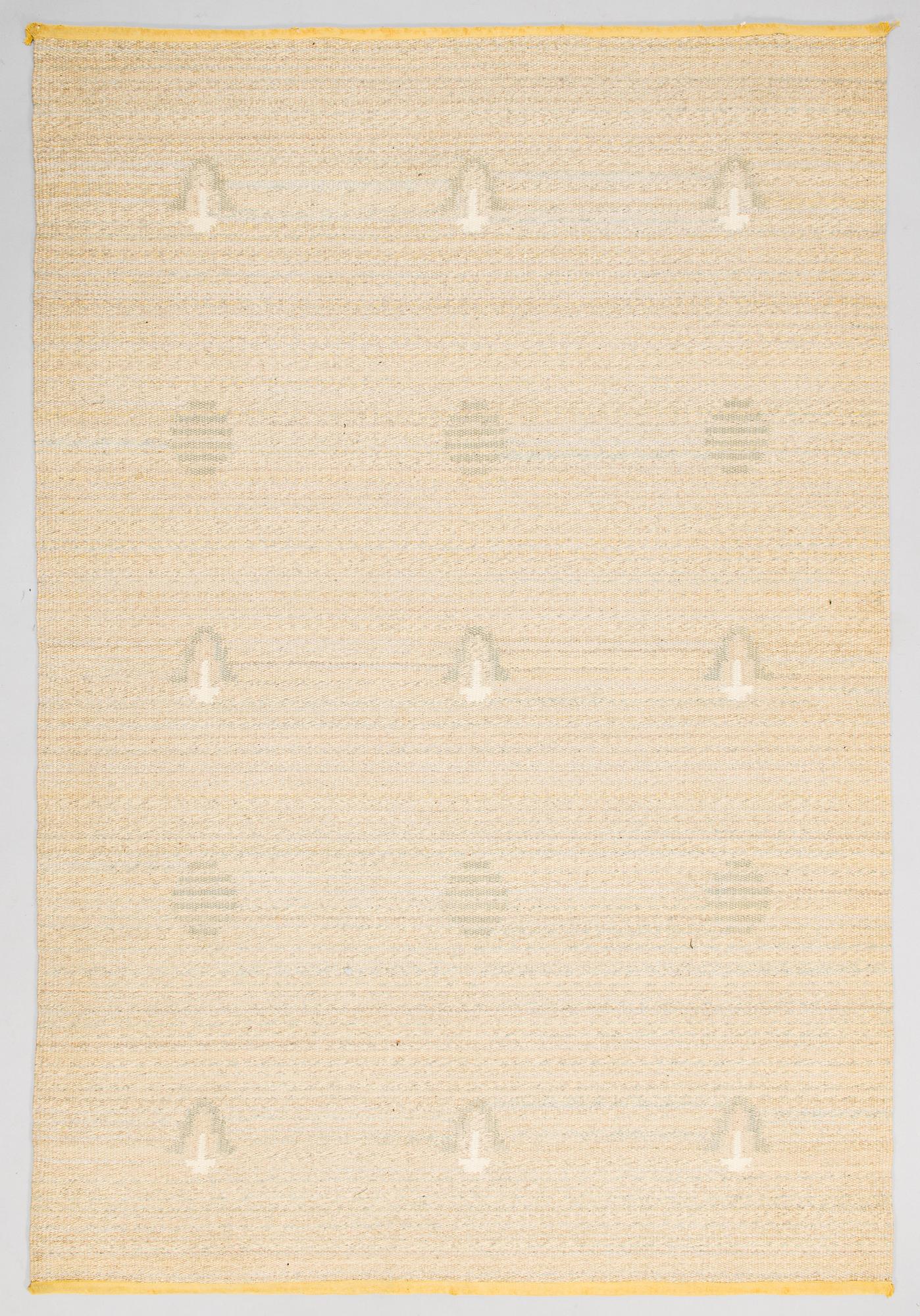 Hårgarnsmatta, 1930-tal. Ca 190x 130 cm.