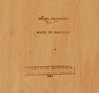 BORD,  Bruno Mathsson. Firma Karl Mathsson, Värnamo.