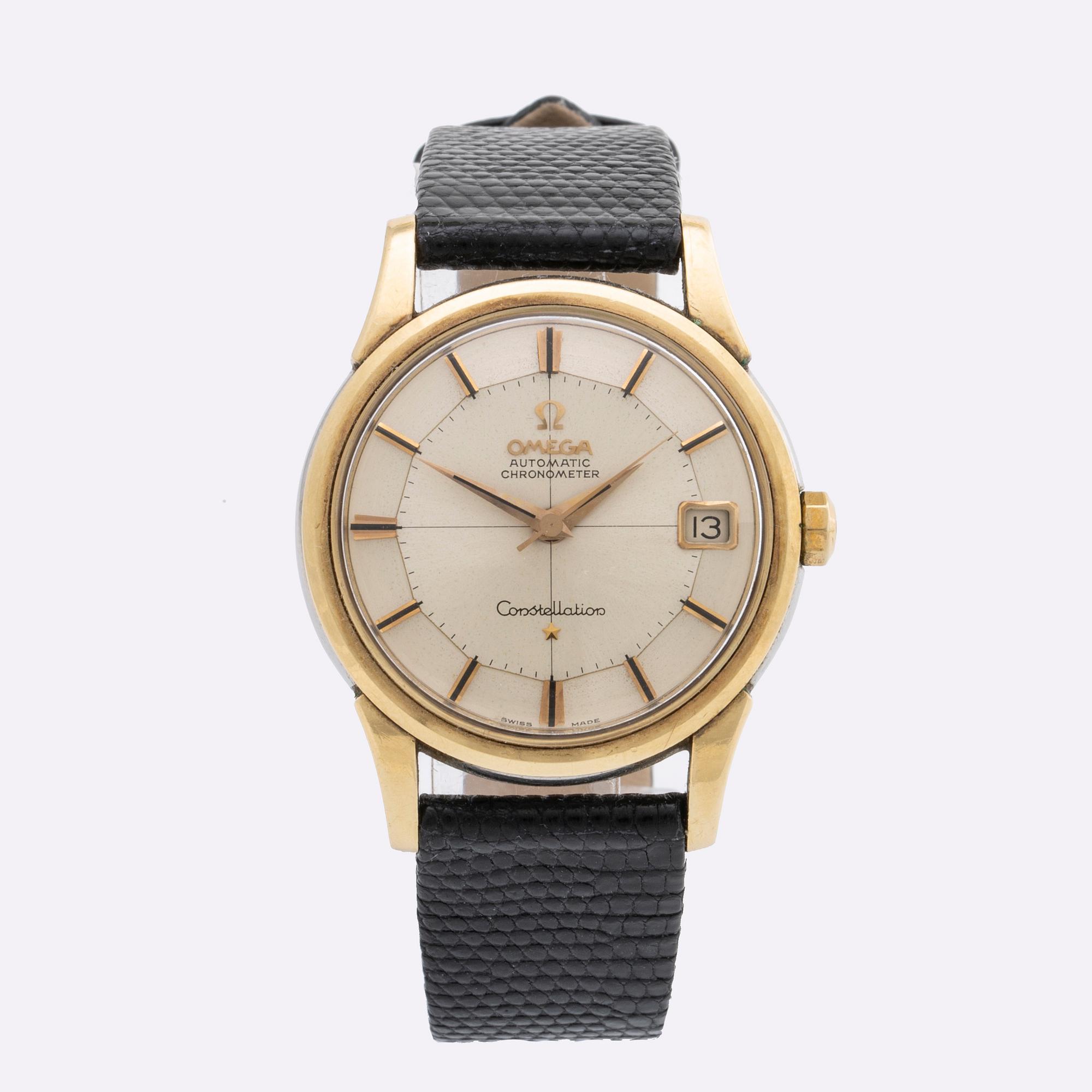 OMEGA, Constellation, Chronometer, "Pie-Pan", armbandsur, 34 mm.