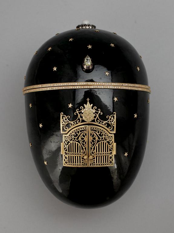 DOSOR, 3 st, emaljerad metall, 1900-talets slut.