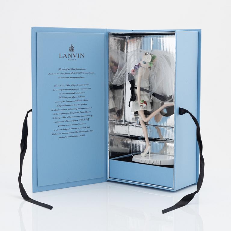 Lanvin, a porcelain figurine, 'Miss Lanvin 13', Franz, Limited Edition No. 453/800, 2007.