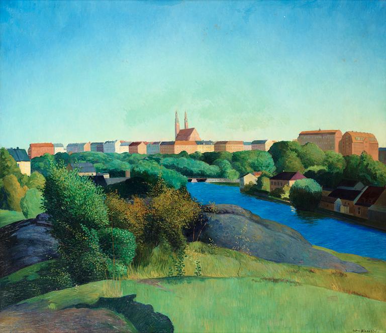 Arthur Bianchini, "Utsikt mot Högalid" (View of Högalid).