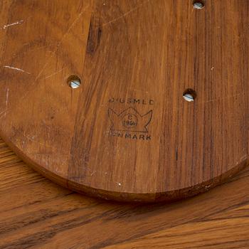 A teak and glass 'lazy Susan, Digsmed, Denmark.