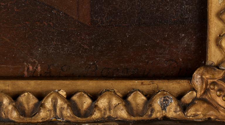 HEINRICH ADAM ELIAS BORNY, tillskrivna, ett par, olja på duk, signerade och daterade 1768 respektive 1769.