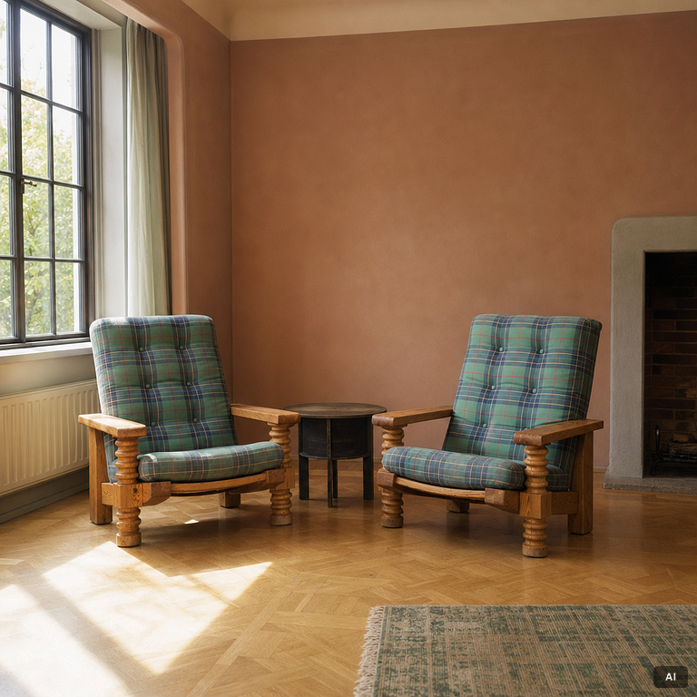 Uno & Östen Kristiansson, Armchairs, a pair, Luxus, Vittsjö, 1970s.