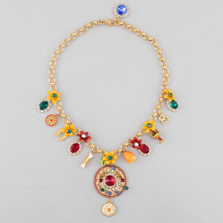 Dolce & Gabbana, costume jewellery necklace.