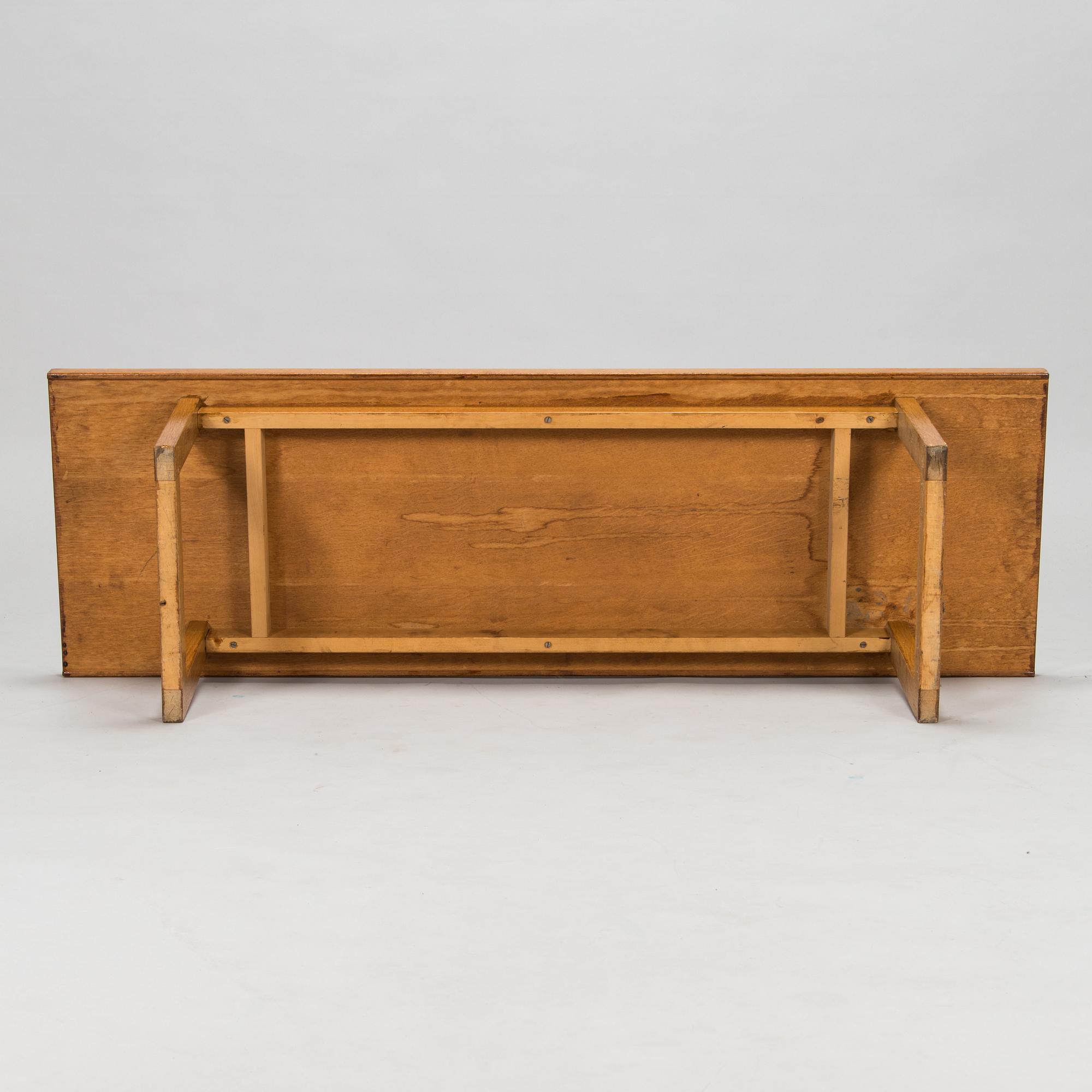Olof Ottelin, bänk / soffbord, "Formula", Kervo Snickerifabrik, Stockmann, 1960-tal.