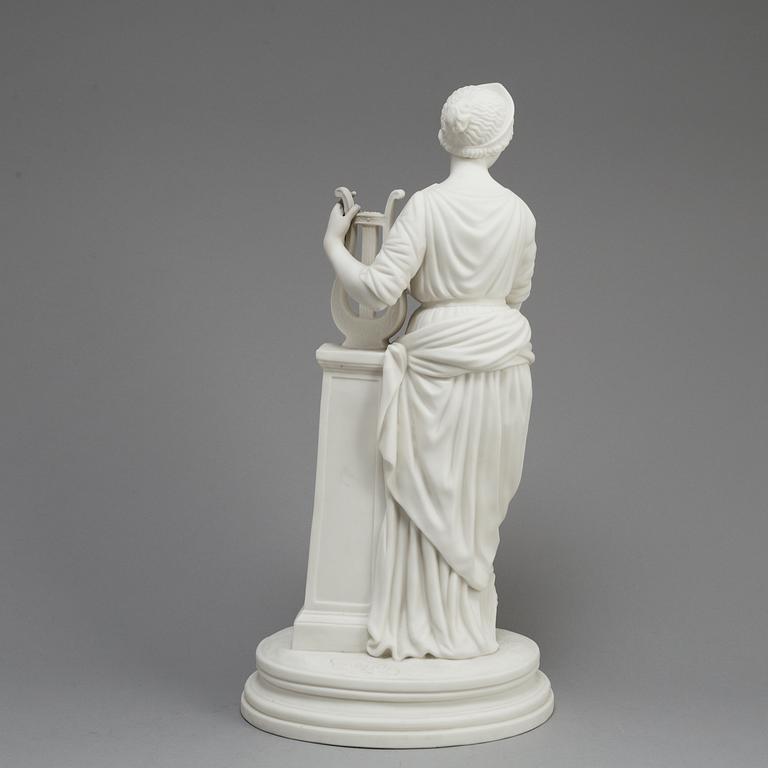 A PARIAN FIGURE, Gustafsberg, second half of the 19th century.