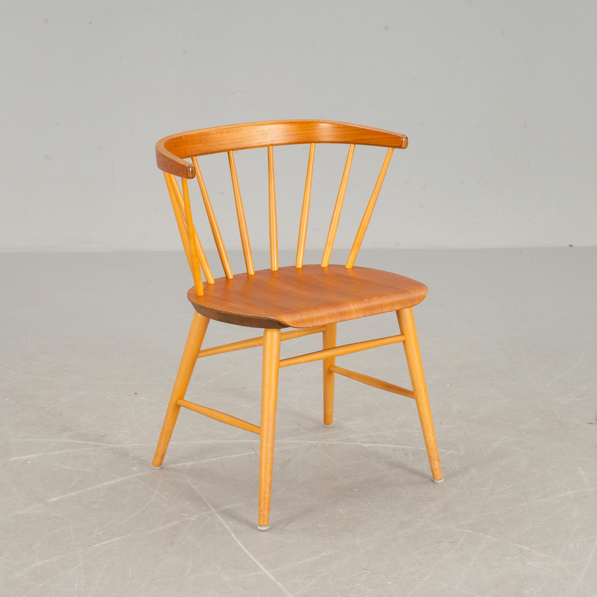 KARMSTOL, "Florett nr 147", AB Bröderna Wigells Stolfabrik. 1900-talets mitt.