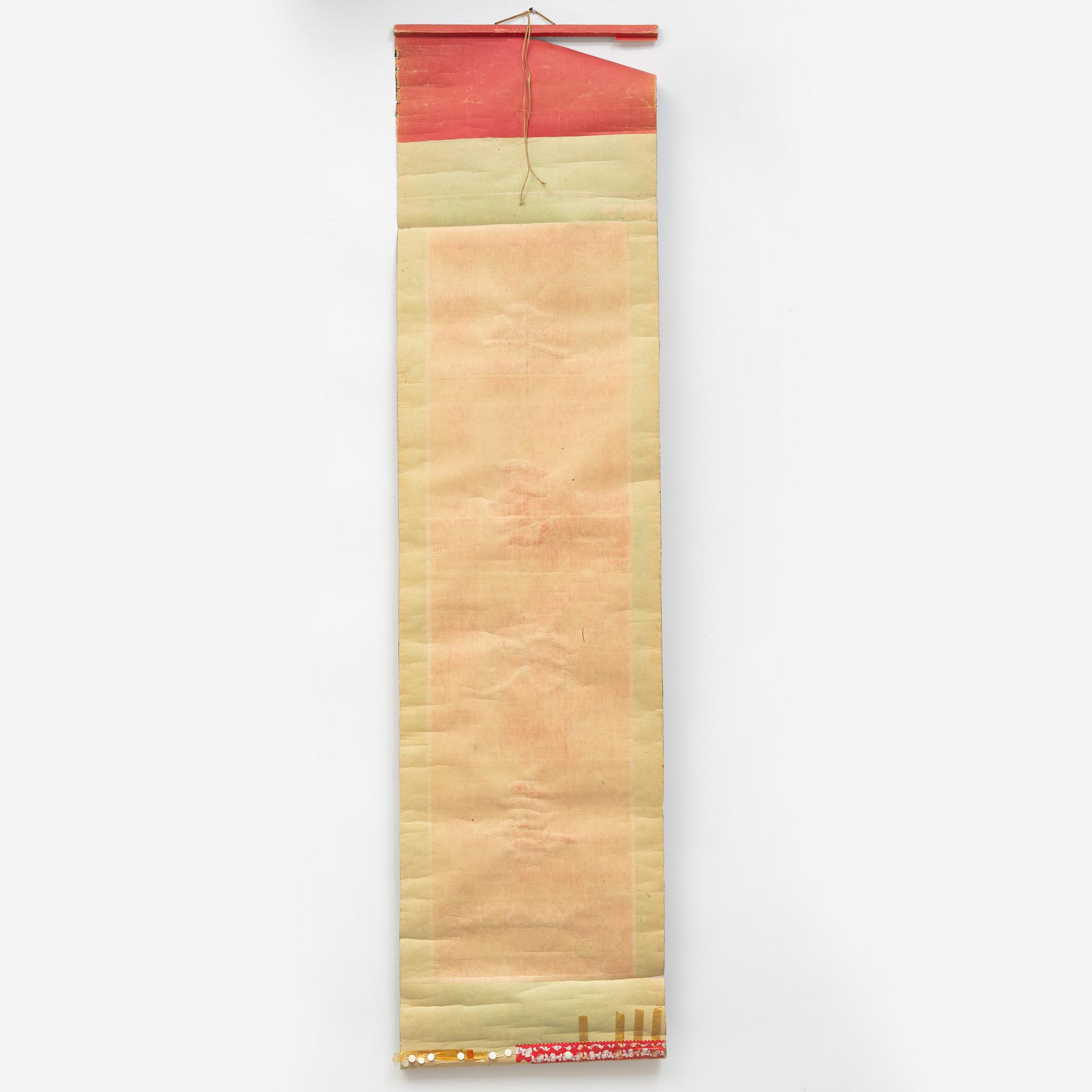 Four Chinese silk scrolls with Christian inscriptions, 1930s.