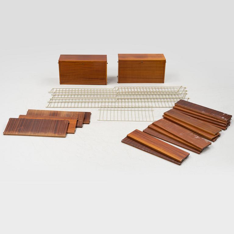 Nils Strinning, "Stringhylla"/"BFB Hyllan" för String Design AB, omkring 1900-talets mitt.