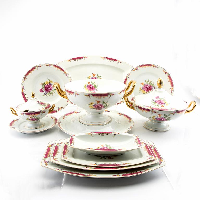 Servis "Josephine" 71 dlr Rosenthal porslin 1900-talets första hälft.