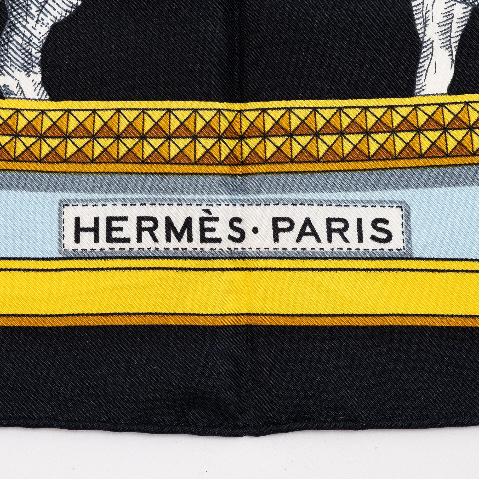 Hermès, a 'Grand Apparat' scarf.