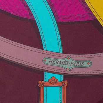 Hermès, a twill silk 'Maxi Twilly Cavalcadour'.