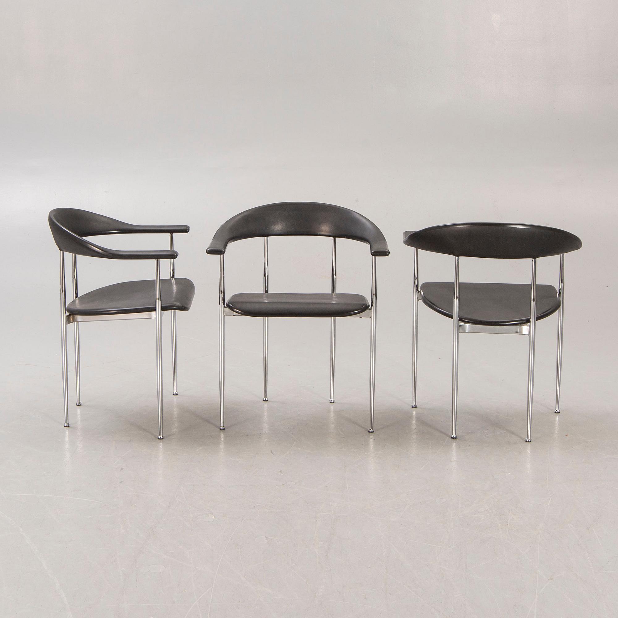 Giancarlo Vegni & Gianfranco Gualtierotti, armchairs 6 pcs for Fasem 20th century later.
