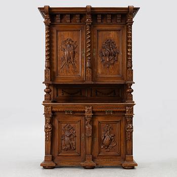 A cabinet, neo-Renaissance, circa 1900.