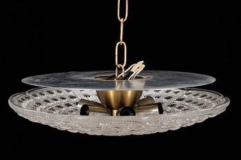TAKLAMPA, Carl Fagerlund, Orrefors.